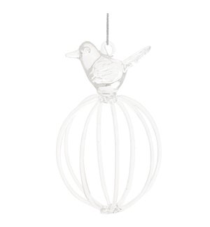 Bird on Ball Ornament