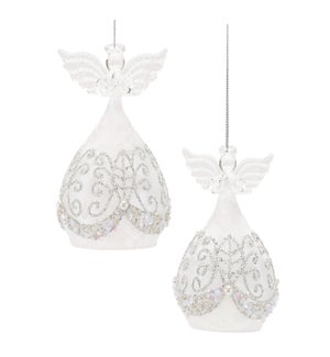 Angel Teardrop Ornament (Set of 2)