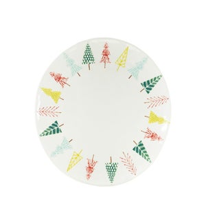 Platter with Tree Pattern