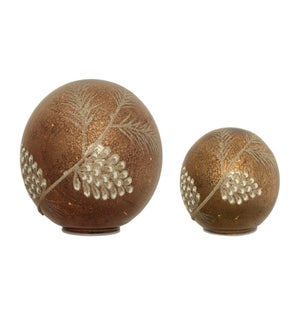 LED Globe with Cone (Set of 2)