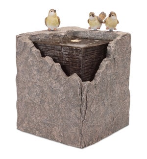 Fountain with Birds