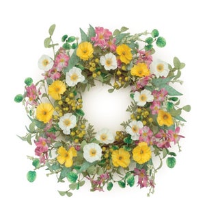 Mixed Floral Wreath