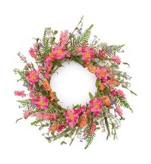 Mixed Floral Wreath