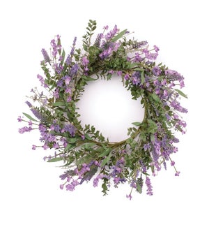 Mixed Lavender Wreath