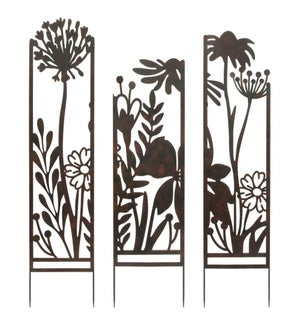 Floral Fence (Set of 3)