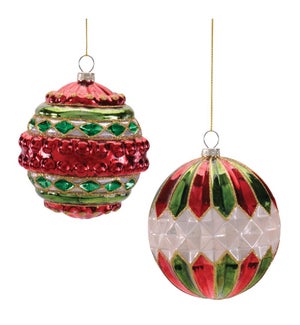 Ball Ornament (2 Asst)