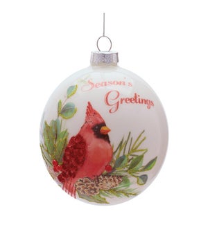 Cardinal Ball Ornament