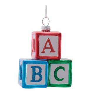 ABC Block Ornament