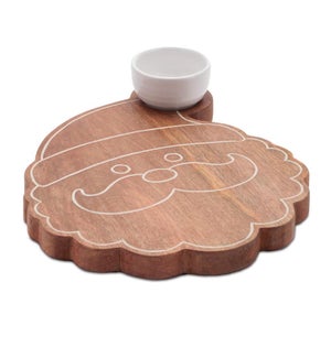 Santa Platter and Dip Bowl