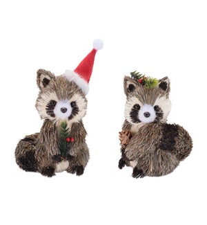 Holiday Raccoon (2 Asst)