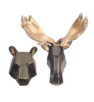 Bear and Moose Mount (2 Asst)