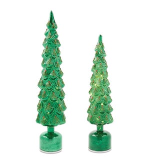 Rotating LED Tree (Set of 2)