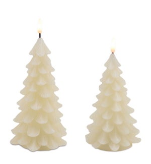 LED Tree Candle (Set of 2)