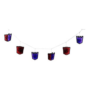 Hasbro Transformers Autobot and Decepticon Garland Ekkolight