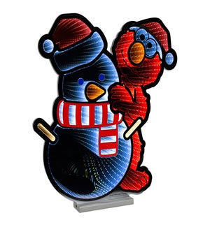 Sesame Street Elmo with Snowman Ekkolight