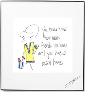 Framed Art - Beach House