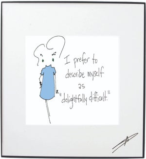 Framed Art - Delightfully Difficult