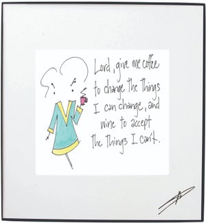 Framed Art - Coffee. Wine