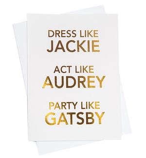 Greeting Card - Jackie