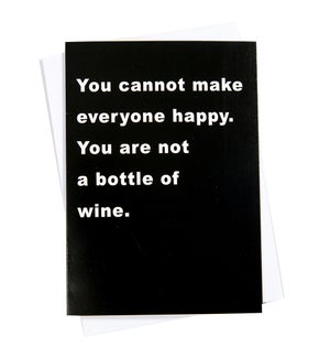 Greeting Card - Bottle Of Wine