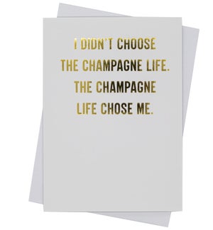 Greeting Card - Champagne Life