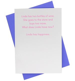 Greeting Card - Linda