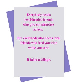 Greeting Card - Feral Friends