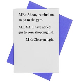 Greeting Card - Alexa