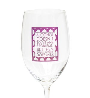 Wine Glass 16 Oz - Milk