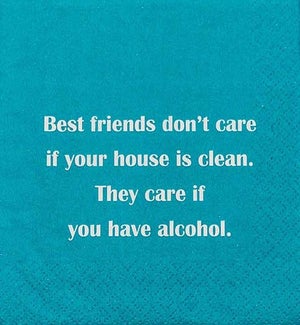 Cocktail Napkin - Best Friends