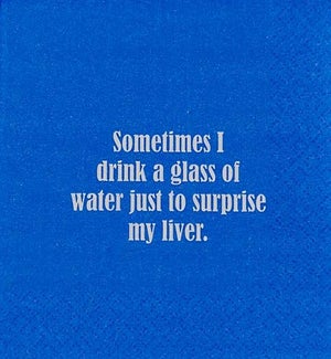 Cocktail Napkin - Liver