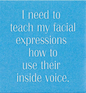 Cocktail Napkin - Inside Voice