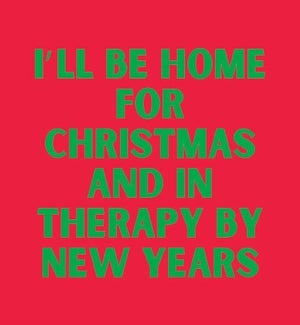 Cocktail Napkin - Home For Christmas