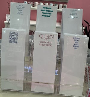 Magnetic Notepads Acrylic Counter Display