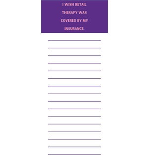 Magnetic Notepads - Retail Therapy