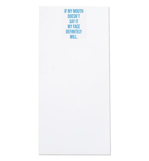 Magnetic Notepads - Face Will
