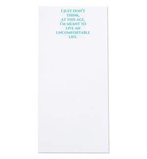 Magnetic Notepads - Uncomforable Life