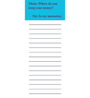 Magnetic Notepads - In My Memories