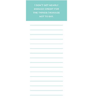 Magnetic Notepads - Enough Credit