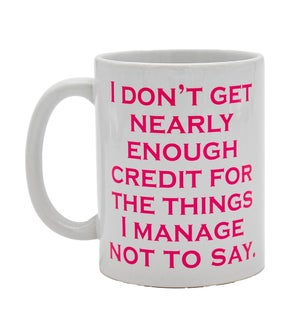 Coffee Mug 11 Oz - Enough Credit