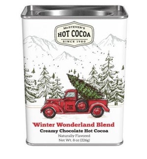 Winter Warmer Wonderland Red Pickup Hot Cocoa (8oz Rectangle Tin)