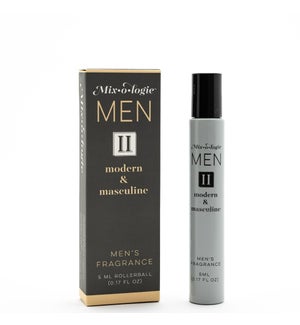 Modern and Masculine 5 mL Rollerball - Top Notes of Ozonic, Peppermint, Lavender