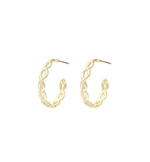 Bloom Mini Hoops - Gold