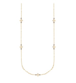 Believer Station Necklace - Gold