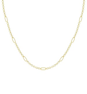 Eclipse Chain Layering Necklace - Gold