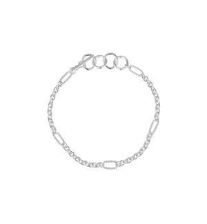 Eclipse Chain Bracelet - Silver