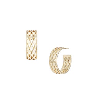 Graceful Mini Hoops - Gold