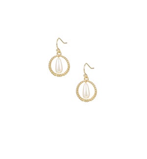 Sea Breeze Pearl Mini Drop - Gold