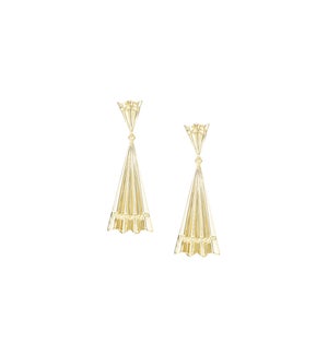 Solaris Mini Statement Earrings - Gold