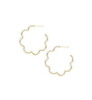 Aurora Hoop Earrings - Gold